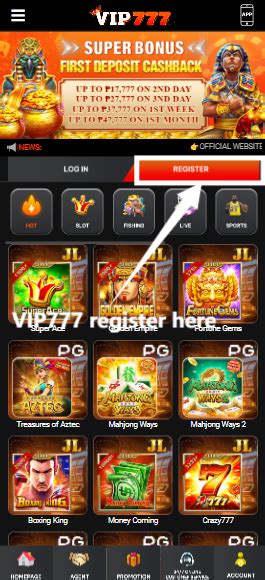 VIP777: Click “Register” to Claim Instant Free ₱777 Bonus!.